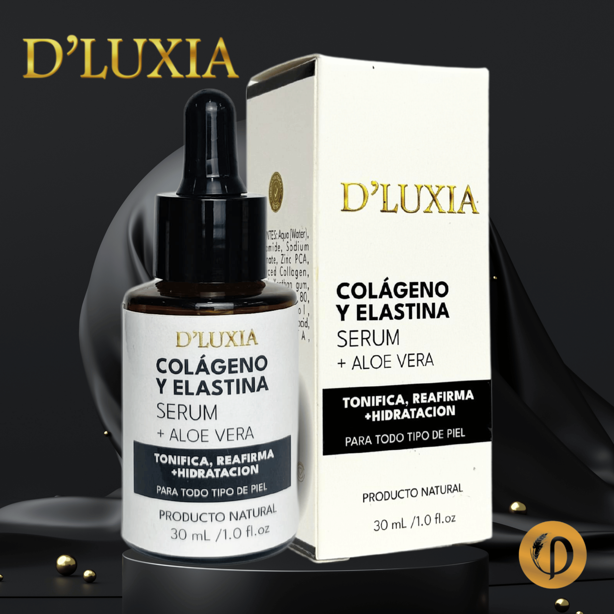 MANTENTE JOVEN POR MÁS TIEMPO - SERUM DE COLAGENO Y ELASTINA 30Ml