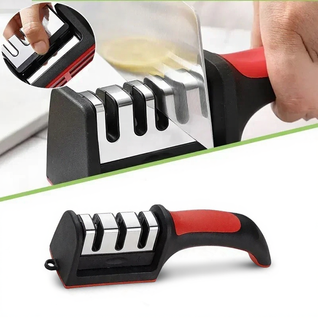 Combo Afilador Cuchillos + Dispensador Giratorio